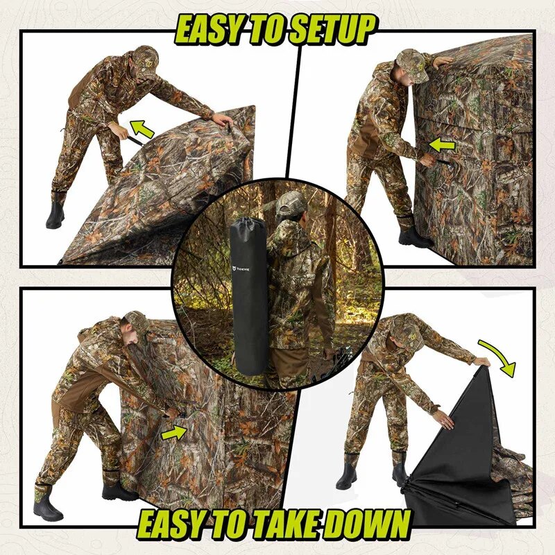 Gifts Bought With Love 2-3Persons Outdoor Camping Hunting Camouflage Tent